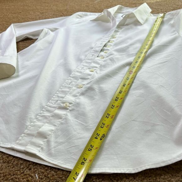 The Shirt by Rochelle Behrens White Button Down Shirt - Picture 5 of 6